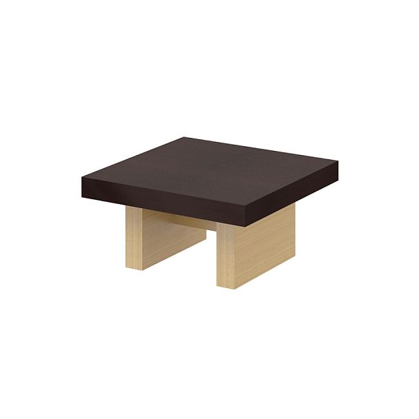 Стол журнальный 80х80 "Журнальные столы"  ПК-СПК-СТЖ80Х80-В1-1033 дуб скальный - Вид 1