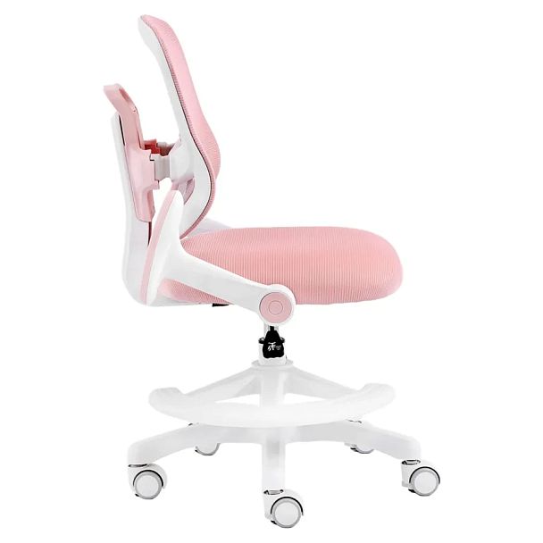 Кресло детское с подставкой для ног BRABIX KIDS "MG-215", сетка/ткань TW, розовое, 533311 - Вид 7