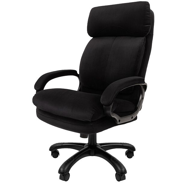 Кресло CHAIRMAN HOME 505, ткань велюр, черный - Вид 4