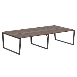 Конференц стол EVCT 3116 Дуб Денвер темный/Мокко 3126х1606х750 EDIS - Фото предпросмотра