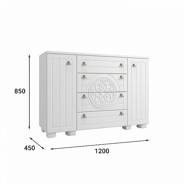 Комод Монблан МБ-36К - Вид 4