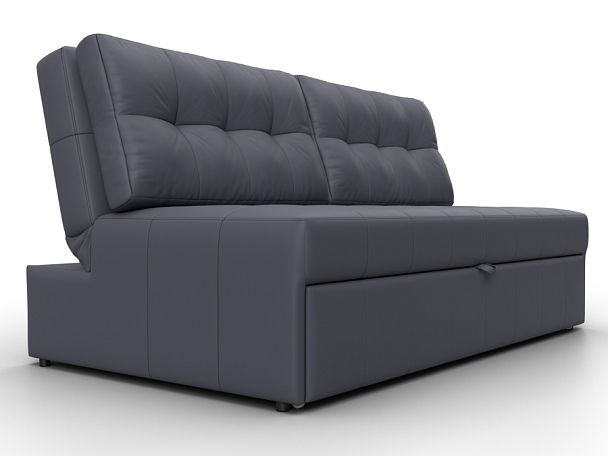 Диван прямой Лига-107 (160) Экокожа серый - Вид 3