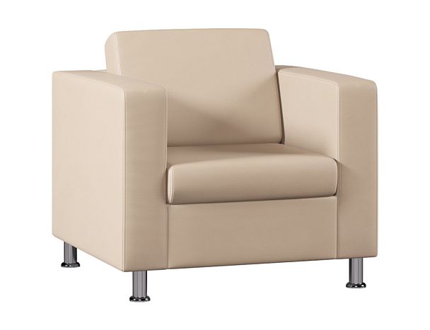 Кресло Everprof Felix Экокожа Бежевый - Вид 1