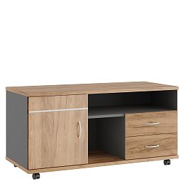 Подкатная приставка Tess 122x53x61 дуб крафт золотой - Фото предпросмотра