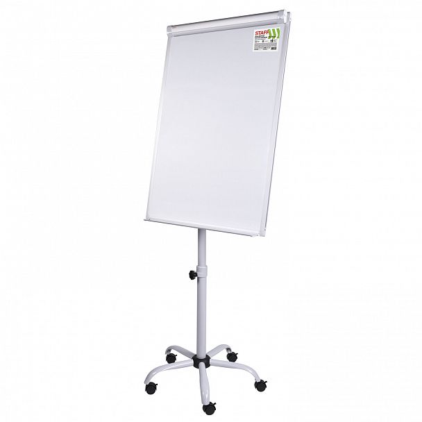Доска-флипчарт магнитно-маркерная 70x100 см, передвижная, на пятилучии, STAFF, 238003 - Вид 2