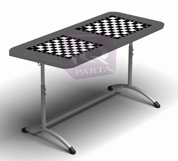 Парта четырёхместная "ЭКСТРА (Р) Шахматная"  (3-5 гр.) - Вид 2