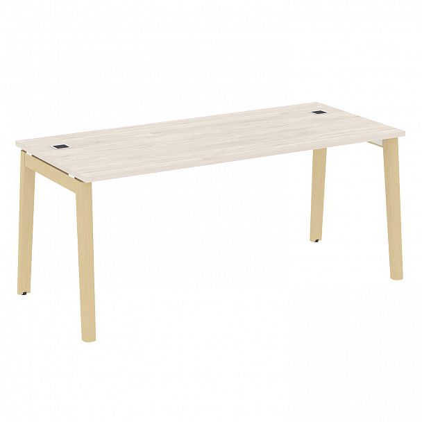 Стол рабочий руководителя "Onix wood direct" OW.SRR-5.8 денвер светлый/дуб светлый - Вид 1