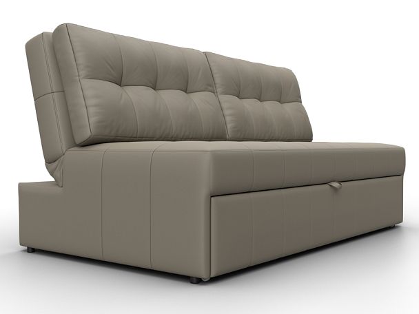 Диван прямой Лига-107 (160) Экокожа бежевый - Вид 3