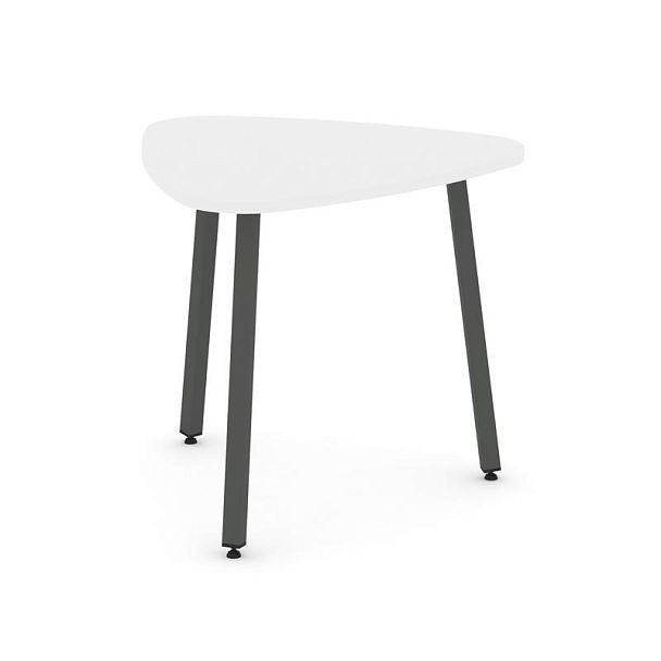 Стайл Проджект Стол переговорный SN-4.SPRG-70.3 Белый/Металл Антрацит 900*900*750 - Вид 1