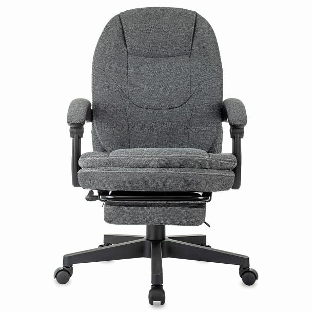 Кресло офисное CH-868MSG-F, синхромеханизм, подставка для ног, ткань, серое, 1998751 - Вид 5