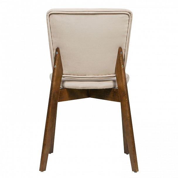 Стул Safir, велюр Velutto-04 белый, старинный орех - Вид 5