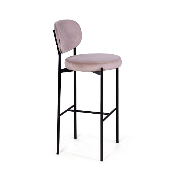 Стул барный Mason, бархат пепельно-бежевый 25 - Вид 7