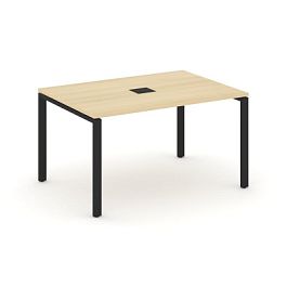 Стайл Проджект Стол переговорный SN-6P.SPRG-001 Акация Лорка/Металл Черный 980*980*750 - Фото предпросмотра