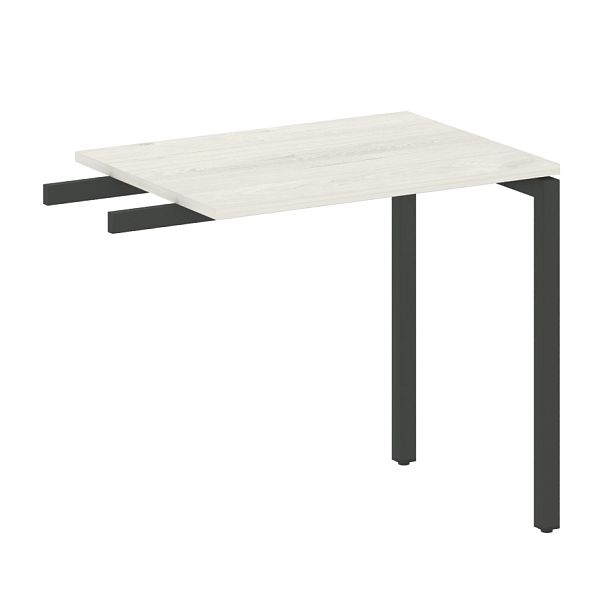 Metal System Quattro Приставной элемент на П-образном м/к 40БП.ПР-2 Дуб наварра/Антрацит металл 800*600*750 - Вид 1