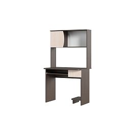 СТОЛ КОМПЬЮТЕРНЫЙ №2 (0,9х1,58х0,6) венге/белфорт - Фото предпросмотра