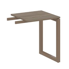 Metal System Quattro Приставной элемент на О-образном м/к 50БО.ПР-1 Вяз/Мокко металл 600*600*750 - Фото предпросмотра