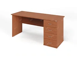 ЛАЙТ / LIGHT RRG007-16x6R Однотумбовый стол 160x60x75 Орех Итальянский - Фото предпросмотра