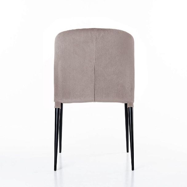 Стул Albert (Альберт), бархат пепельно-бежевый 25 - Вид 5
