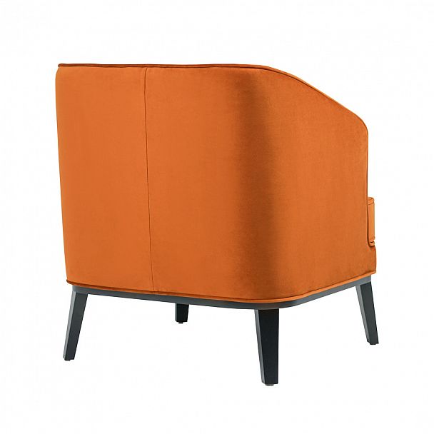 Кресло Lord, велюр оранжевый - Вид 4