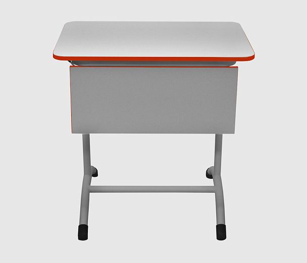 Стол ученический Мега ЛДСП 1М (Н), одноместный, нерегулируемый, с экраном ЛДСП (стандартные цвета RAL), гр.4 - Вид 4