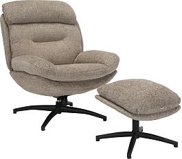 Кресло мягкое Everprof Kiwi (Киви) Ткань Бежевый - Фото предпросмотра