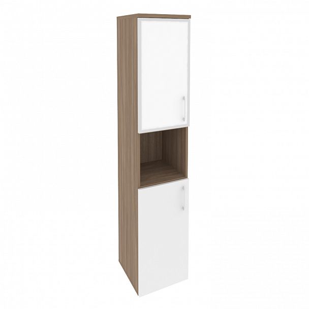 Шкаф "Onix" O.SU-1.4R white/black дуб аризона/белый - Вид 2