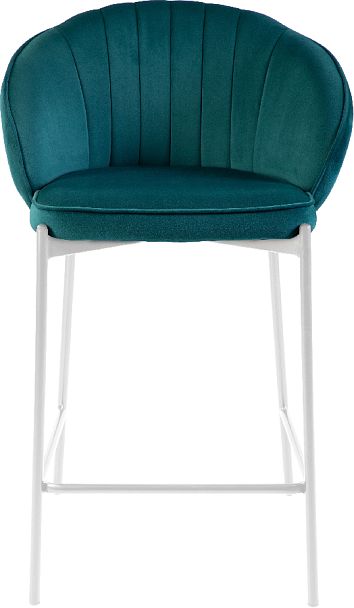 Полубарный стул Миэль изумрудный/белый - Вид 2