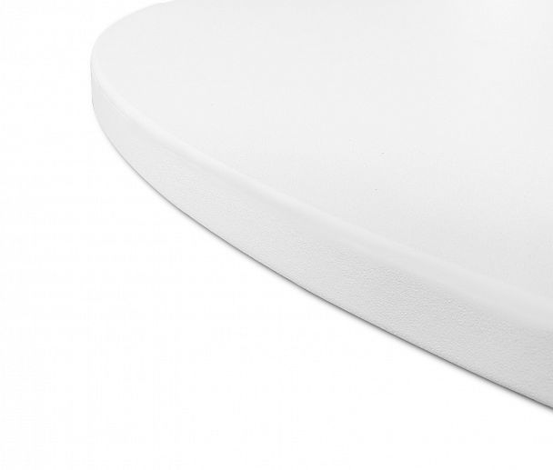 Столешница Sheffilton SHT-TT 120-80 МДФ овальная белоснежная шагрень - Вид 4