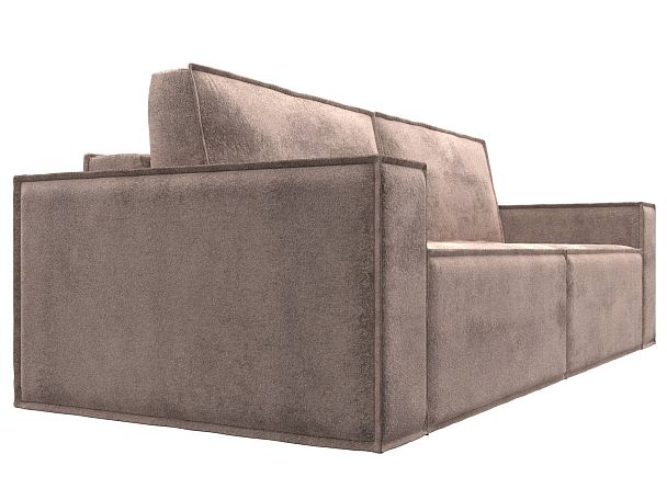 Диван прямой Куба Велюр бежевый - Вид 3