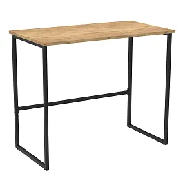 Стол BRABIX "SMART CD-020", 900х500х770 мм, ЛОФТ, металл/ЛДСП бунратти, каркас черный, 641950 - Фото предпросмотра