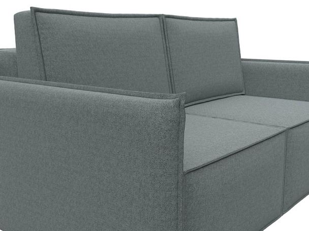 Диван прямой Либерти мини Рогожка серый - Вид 4