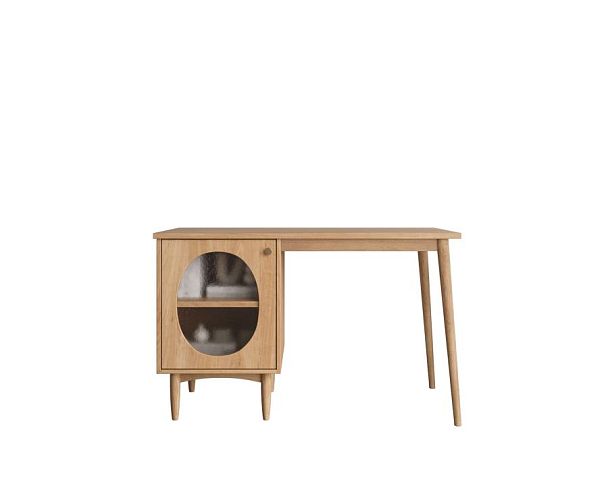 Стол рабочий Bubble с левой тумбой арт BBL09 - Вид 1