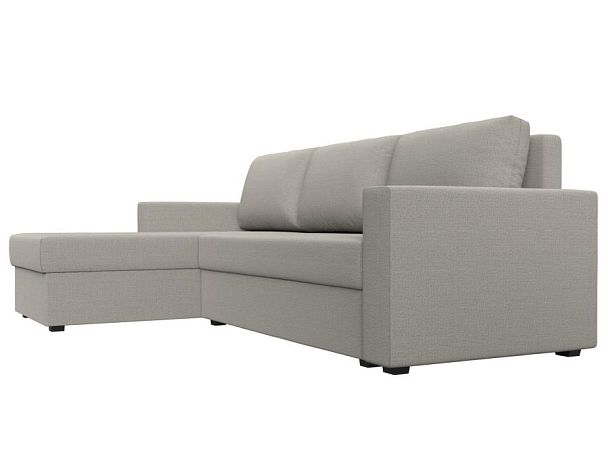 Диван угловой Траумберг Лайт левый угол Рогожка бежевый - Вид 3