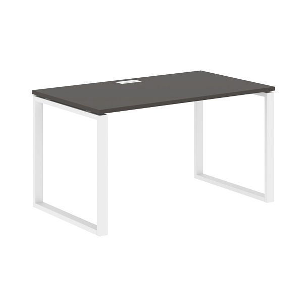 Стол прямой EQST 1380 Мокко/Белый 1360х800х750 EDIS - Вид 1