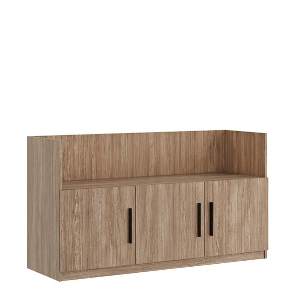 Креденция 3 двери, древесный Asti 135x45x74,2 дуб урбан - Вид 1