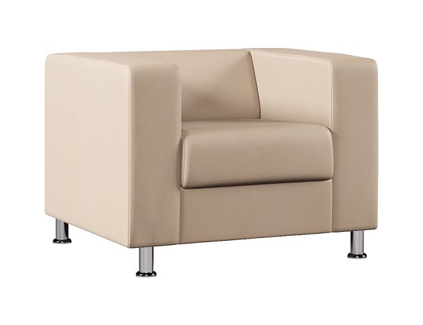 Кресло Everprof Wilson Экокожа Бежевый - Вид 1