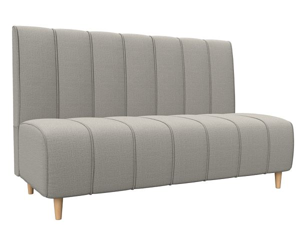 Диван кухонный прямой Ральф Рогожка бежевый - Вид 1