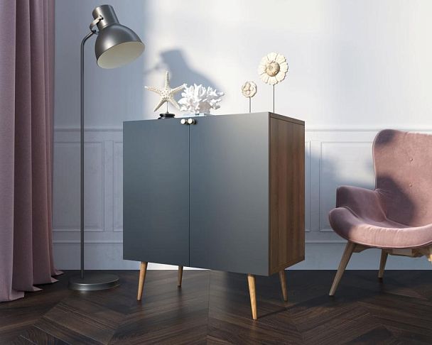 Комод Berber две дверки малый 33 принт арт BB38/Print_33 - Вид 3