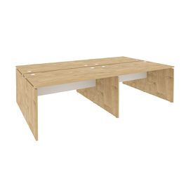 Onix Рабочая станция O.D.RS-4.3.8 Тиквуд светлый/Белый бриллиант 2760*1635*750 - Фото предпросмотра