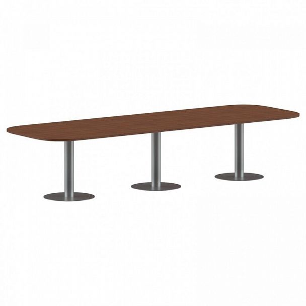 Стол "Imago" ПРГ-7 орех/алюминий - Вид 1