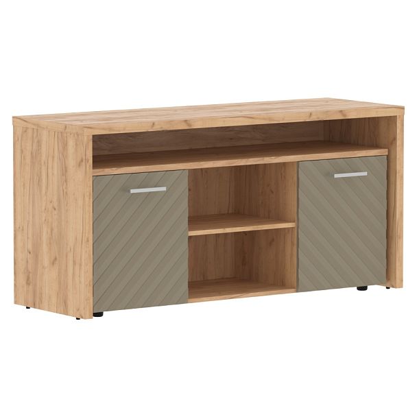 Тумба с фригобаром TLTF-3D Капучино/Дуб Бофорд Z 1640х550х800 TORR LUX - Вид 1