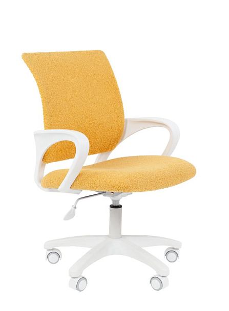 Кресло Chairman Kids 103 Россия ткань В лимон, белый пластик LT - Вид 1