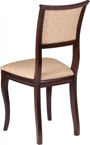 Комплект деревянных стульев с мягким сиденьем Камир Темный орех/Бежевый жаккард, 2 шт. - Вид 5