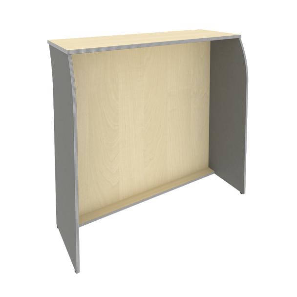 Riva Стойка ресепшн А.РС-2 Клён металлик 1244*506*1150 - Вид 1