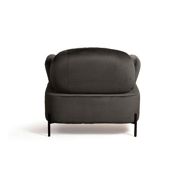 Кресло Dandy, бархат matte 80 серый - Вид 6