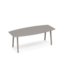 Стол для переговоров фигурный WOOD Time wood ТМ В2 144 мокко премиум - Фото предпросмотра