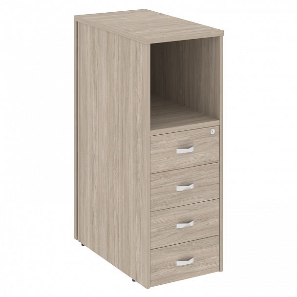 Тумба 4 ящика завершающая "Onix" O.R-TV-4 дуб аттик - Вид 1