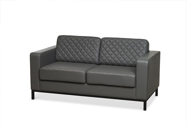 Двухместный диван Aveo 160x84x82,5 чёрный - Вид 12