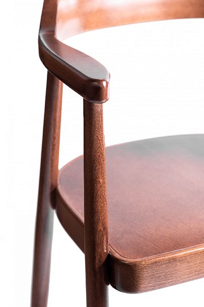 Комплект деревянных стульев с подлокотниками Боэн светлый орех, 3 шт. - Вид 10