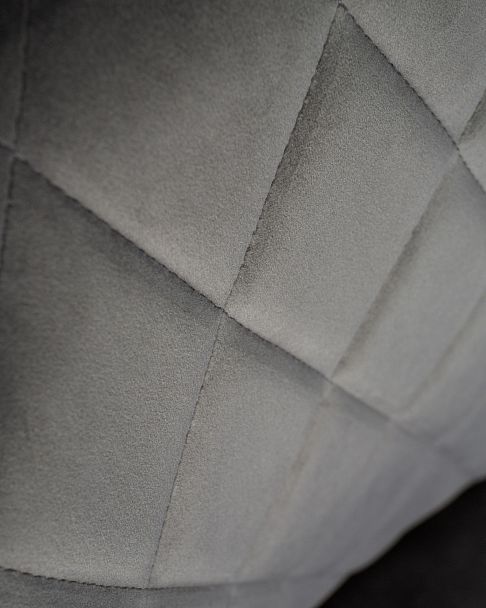 Стул обеденный DOBRIN ROBERT (черные матовые ножки, велюр V108-92 Антрацит) - Вид 8